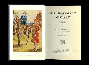 Seller image for Miss Rosemary Mistary: A Story for Girls [The Red Cord Series] for sale by Little Stour Books PBFA Member