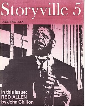 Seller image for Storyville 5: June 1966 | Red Allen, Beltona Records Discography, Claxtonola, Bud Jacobson, Junie Cobb, Fats Waller discography part 4, Paramount 12000 series (partial discography 12200 to 12554 for sale by *bibliosophy*