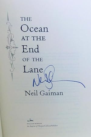 The Ocean at the End of the Lane: A Novel - SIGNED 1st Edition: Gaiman, Neil