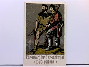 Künstler-AK 1910 Bundesfeier-Postkarte "Die Wächter der Heimat - pro patria"