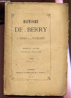 Image du vendeur pour HISTOIRE DE BERRY / 2e VOLUME / NOUVELLE EDITION mis en vente par Le-Livre