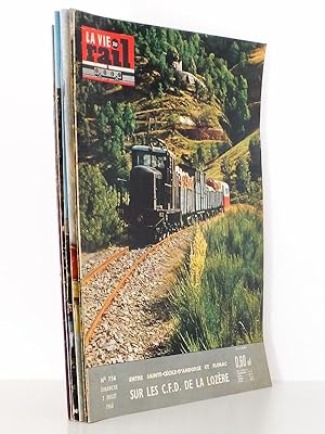 Seller image for La Vie du Rail [ lot de 7 numros avec des articles relatifs aux chemins de fer dans l'Aveyron, en Lozre et dans les Cvennes ] : n 754 entre Sainte-Ccile-d'Andorge et Florac, sur les C.F.D. de Lozre (juillet 1960); n 1034 la ligne de la Bastide au Monastier (fvrier 1966) ; n 1631 Lozre, dix jours de bataille (fvrier 1978) ; n 1233 Le Rouergue (mars 1970) ; n 1544 le rail en Lozre (mai 1976) ; n 1701 le nouveau cvenol (juillet 1979) ; n 1851 vapeur dans les Cvennes (juillet 1982). for sale by Librairie du Cardinal