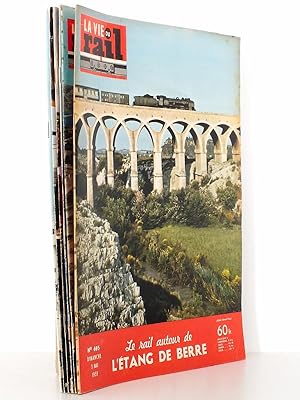 La Vie du Rail [ lot de 7 numéros avec des articles relatifs aux chemins de fer dans les Bouches-...