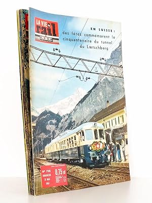 La Vie du Rail [ lot de 7 numéros avec des articles relatifs aux chemins de fer privés en Suisse ...