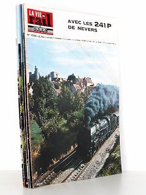 Seller image for La Vie du Rail [ lot de 5 numros avec des articles relatifs aux locomotives  vapeur en France ] : n 1028 avec les 241 P de Nevers (janvier 1966) ; n 1372 les "Pacific" Sud-Est (dcembre 1972) ; n 1414 les "Mikado" du P.L.M. (octobre 1973) ; n 1515 les 141 R (novembre 1975) ; n 1534 Les 140 C. une retraite bien mrite (mars 1975). for sale by Librairie du Cardinal