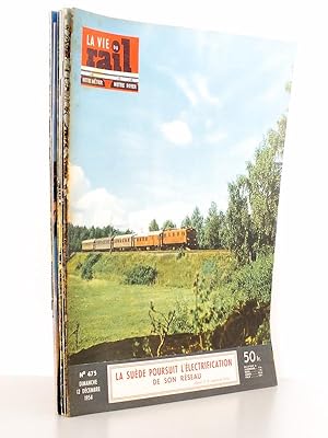La Vie du Rail [ lot de 7 numéros avec des articles relatifs aux chemins de fer en Suède, Norvège...