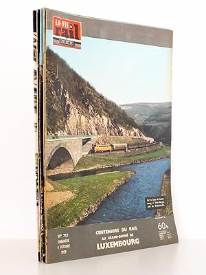 Seller image for La Vie du Rail [ lot de 4 numros avec des articles relatifs aux chemins de fer et transport ferroviaire en Belgique et au Luxembourg ] : n 715 Centenaire du rail au Grand-Duch de Luxembourg (octobre 1959) ; n 901 millnaire de Luxembourg (juin 1963) ; ; n 1336 Europe des chemins de fer 2 : Luxembourg (C.F.L.) ; n 1343 Europe des chemins de fer 3 ; La S.N.C.B. (mai 1972) ; n 1528 le matriel du mtro de Bruxelles (fvrier 1976) for sale by Librairie du Cardinal