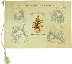 CALENDARIO DEL 13° REGGIMENTO ARTIGLIERIA DA CAMPAGNA "CREMONA" 1967 con cordoncino originale.: