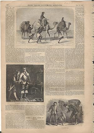 Seller image for PRINT: "Dance of the Camel-Drivers".story & .engraving from Frank Leslie's Illustrated Newspaper, January 12, 1867 for sale by Dorley House Books, Inc.