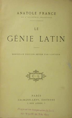 Le Génie Latin