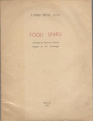 Seller image for Fogli sparsi.: Disegni di fra Costantino. Premessa di Giovanni Cristini. for sale by Studio Bibliografico Adige