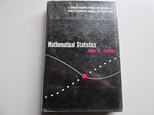 Seller image for Mathematical Statistics for sale by Goldstone Rare Books