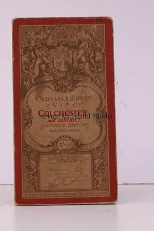 Imagen del vendedor de Ordnance Survey Map of Colchester and District. Coloured Edition. One Inch, Sheet 99. [Ellis Martin cover]. a la venta por Island Books