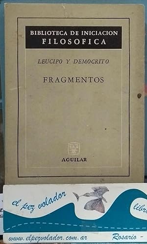 Seller image for Fragmentos for sale by Librera El Pez Volador