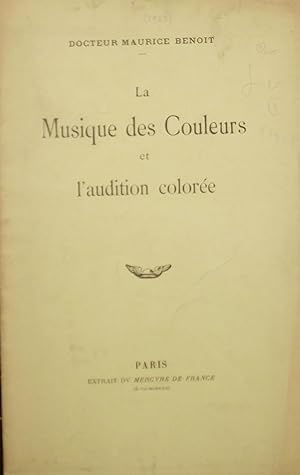 La Musique des Couleurs et l'audition coloree