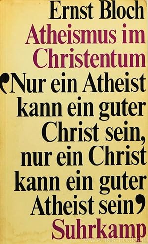 Bild des Verkufers fr Atheismus im Christentum. Zur Religion des Exodus und des Reichs. zum Verkauf von Antiquariaat Isis