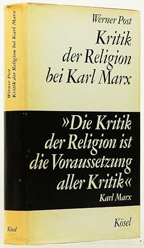 Bild des Verkufers fr Kritik der Religion bei Karl Marx. zum Verkauf von Antiquariaat Isis