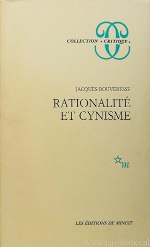 Seller image for Rationalit et cynisme. for sale by Antiquariaat Isis