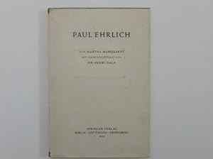 Bild des Verkufers fr Paul Ehrlich. Mit einer Einleitung von Sir Henry H. Dale. zum Verkauf von Antiquariaat Isis