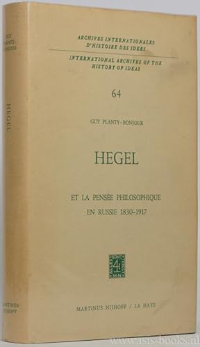 Imagen del vendedor de Hegel et la pense philosophique en Russie 1830-1917. a la venta por Antiquariaat Isis