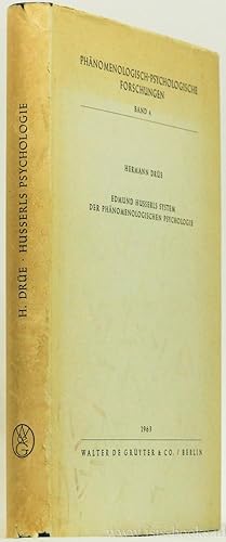 Seller image for Edmund Husserls system der phnomenologischen Psychologie. for sale by Antiquariaat Isis