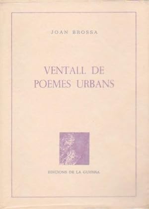 Bild des Verkufers fr Ventall de poemes urbans zum Verkauf von Libreria Giorgio Maffei