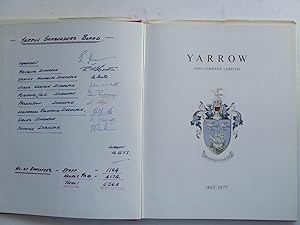 Seller image for Yarrow & Company Ltd. 1865-1977 for sale by McLaren Books Ltd., ABA(associate), PBFA