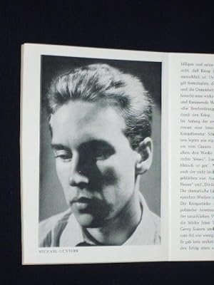 Seller image for Programm Hebbel-Theater 1956/57. DIE ANDERE SEITE von R. C. Sheriff. Insz.: Walther Suessenguth, Bhne: H. U. Thormann. Mit Rolf Defrank, Heinz Giese, Werner Stock, Steffen Klaus, Michael Gnther, Alexander Herzog, Helmut Grube, Dolf v. Wyhl, Joachim Boldt, Harald Dietl for sale by Fast alles Theater! Antiquariat fr die darstellenden Knste