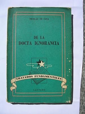 Seller image for DE LA DOCTA IGNORANCIA for sale by LLIBRES del SENDERI