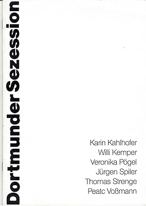 Karin Kahlhofer, Willi Kemper, Veronika Pögl, Jürgen Spiler, Thomas Strenge, Peatc Voßmann