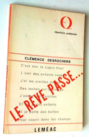 Seller image for Le Rve passe. for sale by Claudine Bouvier