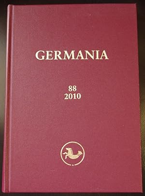 Bild des Verkufers fr Germania: Jahrgang 88 2010, 1.-2. Halbband zum Verkauf von GuthrieBooks