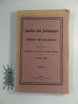Bild des Verkufers fr Quellen und Forschungen zur Geschichte Schleswig-Holsteins - Siebenter Band. zum Verkauf von Druckwaren Antiquariat