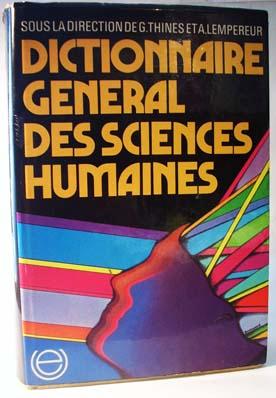 Dictionnaire général des sciences humaines