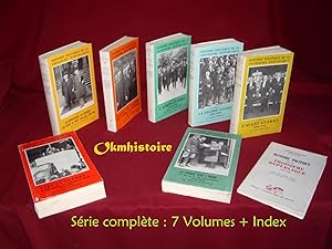 HISTOIRE POLITIQUE DE LA TROISIÈME RÉPUBLIQUE ------ Série complète : 7 Volumes + Index ---------...