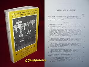 HISTOIRE POLITIQUE DE LA TROISIÈME RÉPUBLIQUE ------ Tome 1 , L'avant-guerre ( 1906-1914 )