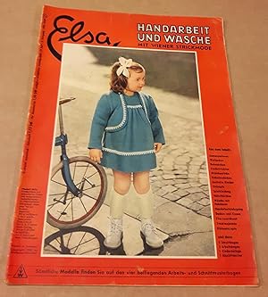 Elsa - Handarbeit und Wäsche - Mit Wiener Strickmode - 5. Jahrgang 7/1952 - Heft 7 - erscheint mo...