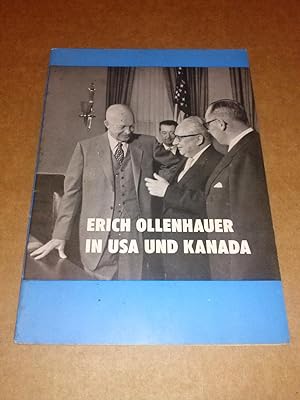 Erich Ollenhauer in USA und Kanada - von Fritz Heine, Otto Leichter und Arno Scholz. Um 1957 zu d...