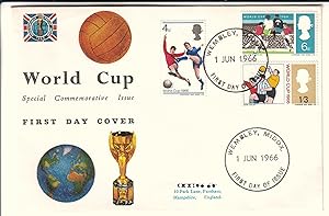 World Cup Special Commemorative Issue First Day Cover - Wembley, Middox. 1 Jun 1966 First day of ...