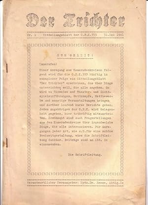Der Trichter - Nr. 1 Mitteilungsblatt der O.F.K. 393 / 31. Mai 1941 - Auf Front: Zum Geleit! Kame...