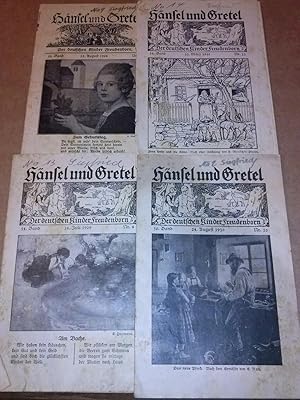 Hänsel und Gretel - Der deutschen Kinder Freudenborn. - 4 Hefte - 32. Band 12. August 1928 Nr. 9 ...