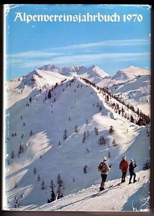 Bild des Verkufers fr Alpenvereinsjahrbuch Alpenvereins-Jahrbuch 1970 Zeitschrift Band 95 // MIT Kartenbeilage: Niedere Tauern II stliche Radstdter und westliche Schladminger Tauern hinten auf Deckelinnenseite in Lasche - Herausgeben vom sterreichischen und vom Deutschen Alpenverein Innsbruck, Mnchen - Schriftleitung: Werner Heissel (OeAV) mit 1 Farbtafel, 24 Schwarzweitafeln und 33 Abbildungen, 1 Kartenbeilage // Schutzumschlag: Blick auf Steinfeldspitze, Schwarzkogel, Gamskgerl und Tagweideck, Hirschkopf, vom Rokopf gesehen // Frontispiz: Foto von Willi End Stengelloser Enzian zum Verkauf von GAENSAN Versandantiquariat