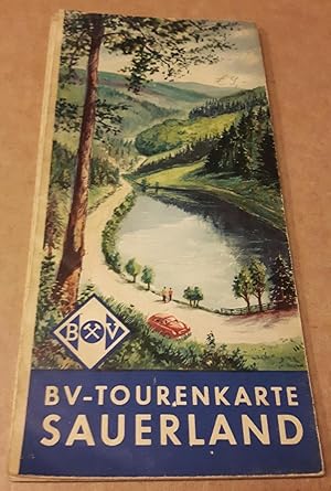 BV-Tourenkarte Sauerland - Land der tausend Berge - Tourenbeschreibung A, B, C mit entspr. Hinwei...