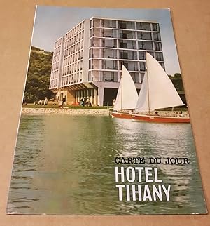 Speisenkarte - Carte Du Jour Hotel Tihany Ungarn - HungarHotels Hungaria Szalloda Esetterem Vallalat