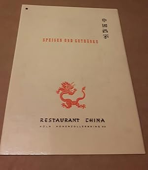 Speisen und Getränke - Speisenkarte - Restaurant China Köln Hohenzollernring 82 - Speisenangebot ...