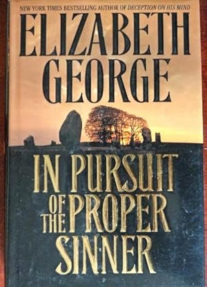 Seller image for In Pursuit of the Proper Sinner for sale by Canford Book Corral
