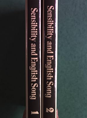 Imagen del vendedor de Sensibility and Englisch Song. Critical Studies of the Early 20th Century, Volume 1 and Volume 2. a la venta por Antiquariat Bookfarm