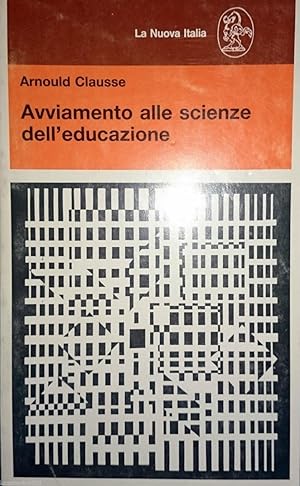 AVVIAMENTO ALLE SCIENZE DELL'EDUCAZIONE