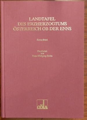 Bild des Verkufers fr Landtafel des Erzherzogtums sterreich ob der Enns -- Erster Band -- zum Verkauf von Antiquariat Lastovka GbR