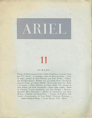 Ariel, nº 11. Revista de les Arts, año II, julio-agosto de 1947.